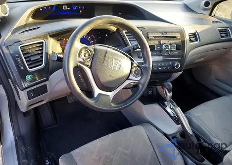 2013 Honda Civic Lx z USA, uszkodzony, nr VIN 2HGFG3B52DH500082